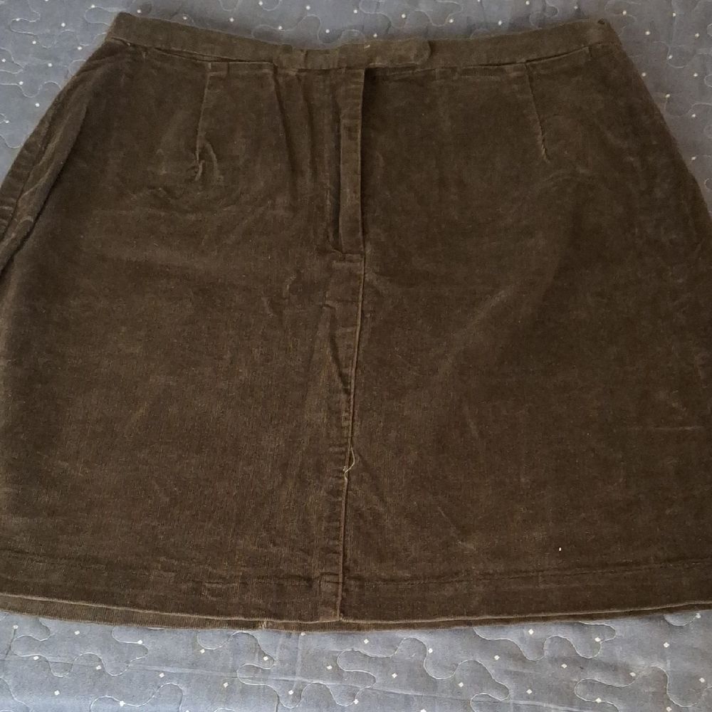 Fargo by American Outpost Classic Green Corduroy Skirt size 14